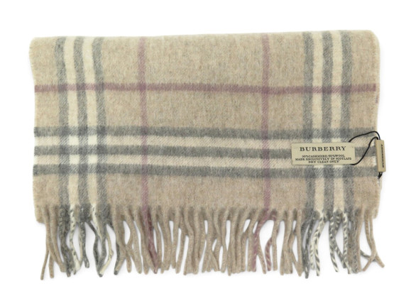 echarpe burberry check classique motif tartan