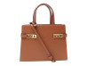 sac a main delvaux tempete mm en cuir marron