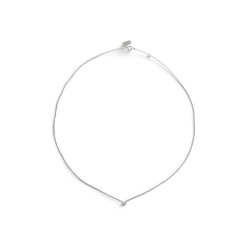  collier vanrycke valentine en or blanc 18k 0.90gr