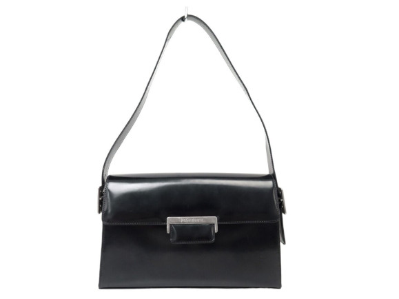  sac a main yves saint laurent cuir box noir