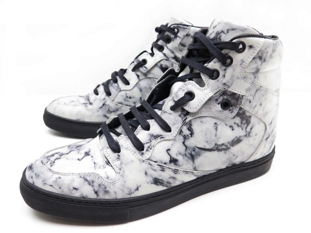 balenciaga marble low sneakers