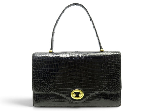sac a main hermes boutonniere 1960 en cuir de