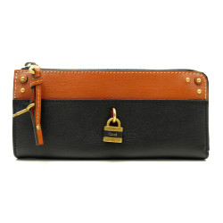 portefeuille chloe paddington cuir noir porte