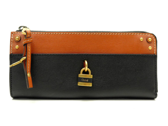  portefeuille chloe paddington cuir noir porte
