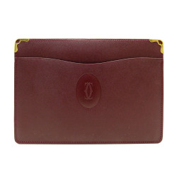  porte papiers documents must de cartier en cuir