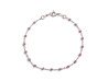 bracelet gigi clozeau classique or blanc 18k