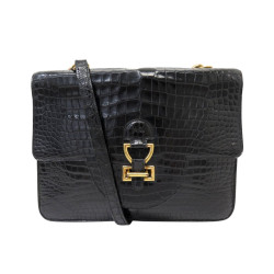  sac a main hermes sandrine cuir croco porosus