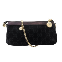  sac a main gucci 162876 pochette velours gg noir