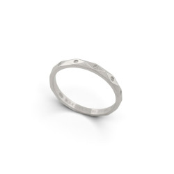  bague boucheron alliance facette t51 en platine
