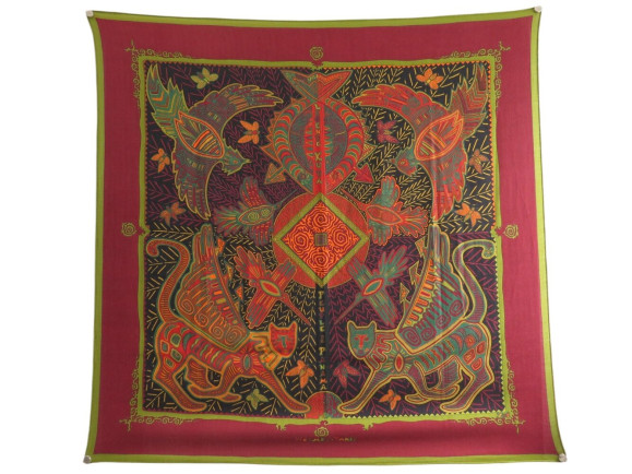 foulard hermes legende kuna peuple de panama