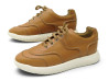 chaussures hermes turn 191130z baskets en cuir marron