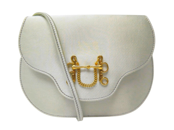 sac a main hermes sologne satin vert d'eau
