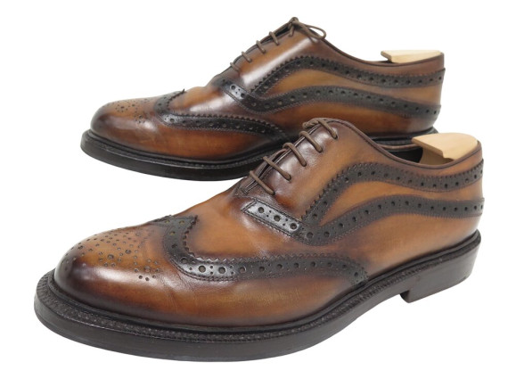 chaussures berluti james ellipse 8 42 richelieu cuir