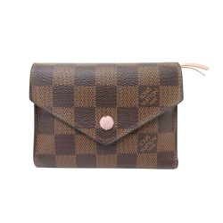 portefeuille louis vuitton victorine toile damier
