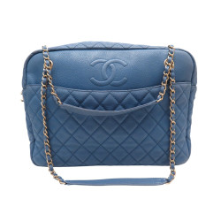 sac a main chanel camera gm logo cc en cuir caviar