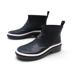  bottes de pluie chanel basses g45076 logo cc 38