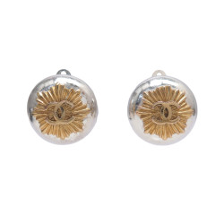  boucles d'oreilles chanel 1997 puces rayons de