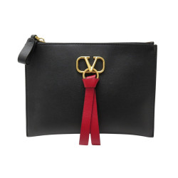  sac pochette a main valentino vring vlogo en cuir