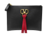  sac pochette a main valentino vring vlogo en cuir