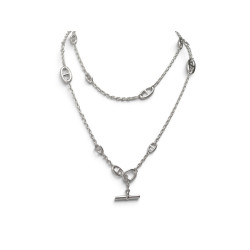  collier hermes farandole sautoir 120 cm en argent