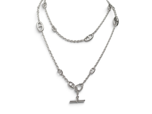collier hermes farandole sautoir 120 cm en argent