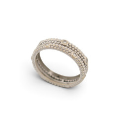 bague mauboussin le premier jour 2 rangs t49 diamant