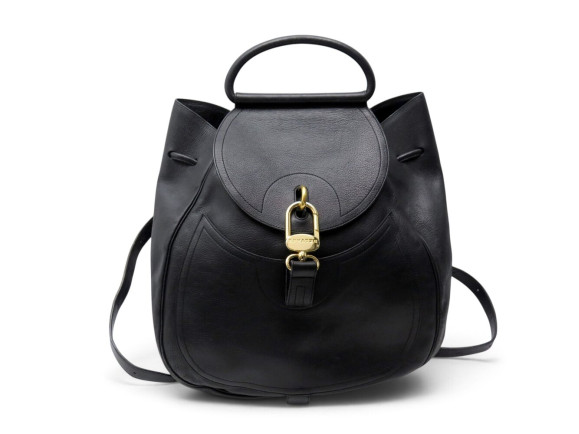  sac a dos delvaux lucifer gm en cuir graine