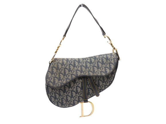 sac a main christian dior saddle toile oblique