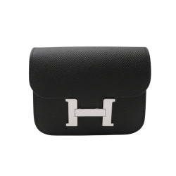  portefeuille hermes slim constance cuir epsom