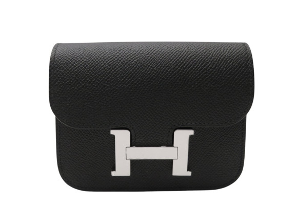  portefeuille hermes slim constance cuir epsom