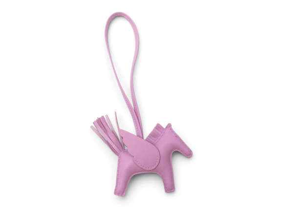 bijou de sac hermes pegase rodeo pm cuir mauve