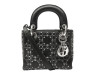 sac a main christian dior lady mini satin cannage