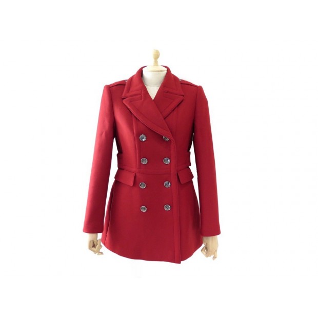 manteau caban rouge