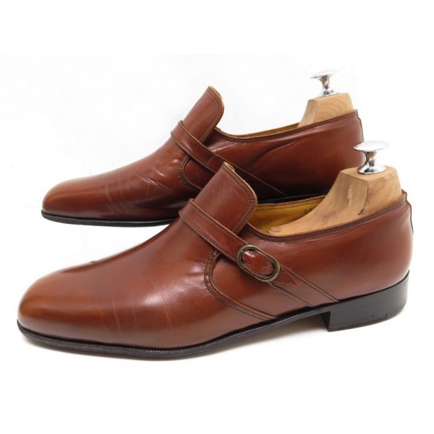  CHAUSSURES JM WESTON MOCASSINS CUIR CHEVREAU 