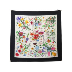  foulard gucci flora v. accornero 821061 carre 90