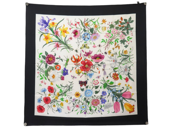 foulard gucci flora v. accornero 821061 carre 90