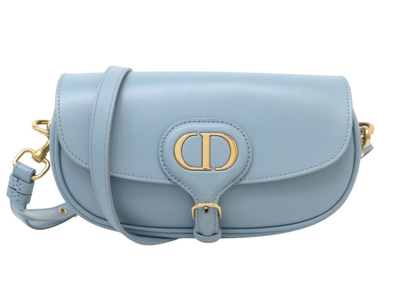  sac a main dior bobby east west cuir bleu