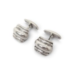  boutons de manchettes hermes h geometrique