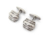  boutons de manchettes hermes h geometrique