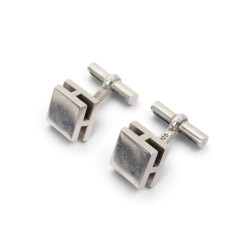  boutons de manchettes hermes motif h rfl en
