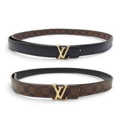 ceinture louis vuitton iconic reversible t75 en toile