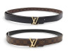 ceinture louis vuitton iconic reversible t75 en toile