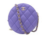 sac a main chanel pochette ronde cuir caviar matelasse