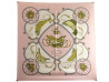 foulard hermes spring rose pale soie carre 90