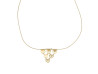 collier o.j. perrin legendes 6 coeurs en or jaune 18k