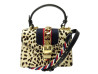sac a main gucci sylvie leopard 470270 cuir de poulain