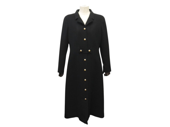 manteau chanel long boutons logo cc soleil 44 l en