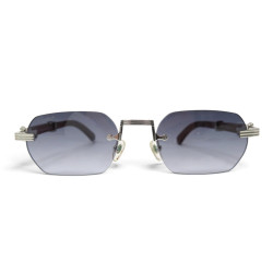 lunettes de soleil cartier ct0362s 006 corne et bois