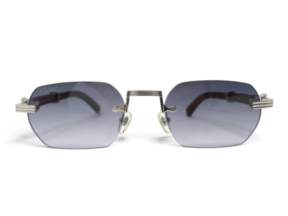 lunettes de soleil cartier ct0362s 006 corne et bois