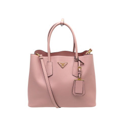  sac a main prada double b2756t cuir saffiano rose